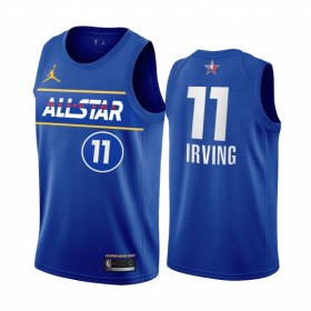 Maglia NBA Brooklyn Nets Kyrie Irving 11 2021 All-Star Jordan Brand Blu Swingman - Uomo